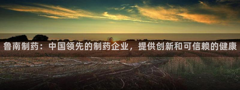 9游会老哥：鲁南制药：中国领先的制药企业，提供创新和可信赖的健康