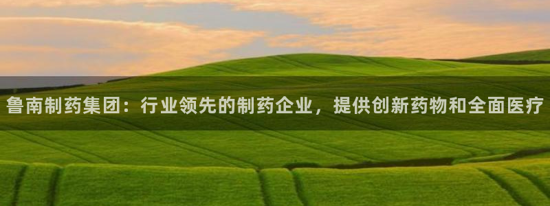老哥俱乐部是干什么的啊：鲁南制药集团：行业领先的制药企业，提供创新药物和全面医疗