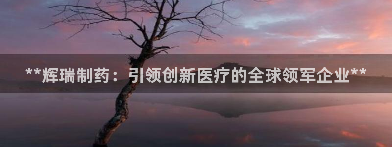 九游会老哥俱乐部官网首页：**辉瑞制药：引领创新医疗的全球领军企业**