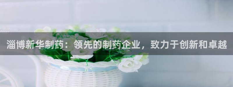 九游会老哥俱乐部必备的交流社区：淄博新华制药：领先的制药企业，致力于创新和卓越