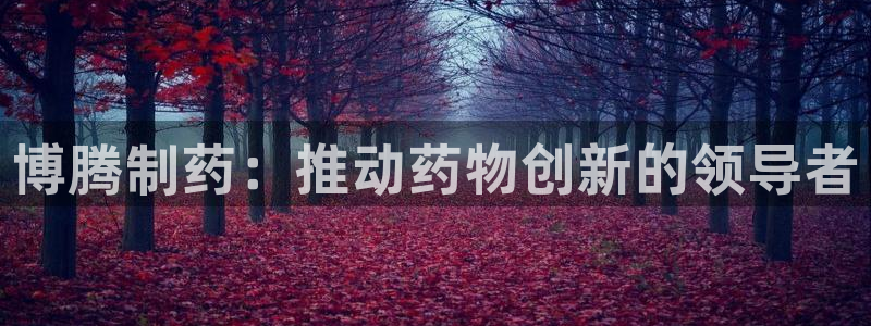 九游会老哥必备的交流社区：博腾制药：推动药物创新的领导者