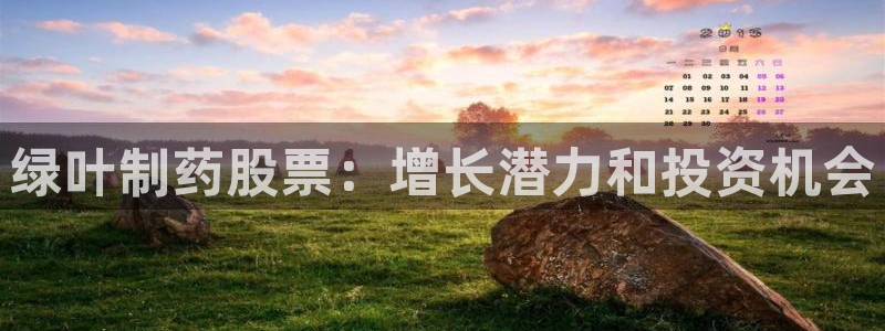ag九游老哥俱乐部：绿叶制药股票：增长潜力和投资机会