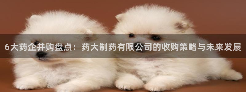 老哥吧九游会下架吗：6大药企并购盘点：药大制药有限公司的收购策略与未来发展