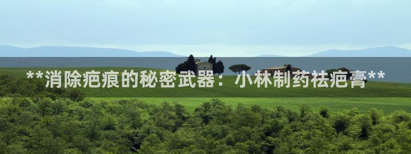 九游老哥俱乐部官网登录不了：**消除疤痕的秘密武器：小林制药祛疤膏**