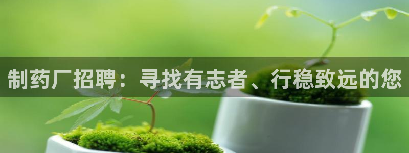 九游老哥俱乐部登录：制药厂招聘：寻找有志者、行稳致远的您