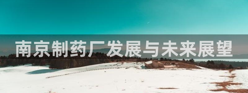 九游老哥俱乐部官网登录：南京制药厂发展与未来展望