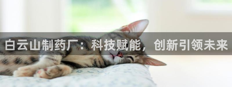 九游会老哥俱乐部必备的交流社区论坛：白云山制药厂：科技赋能，创新引领未来