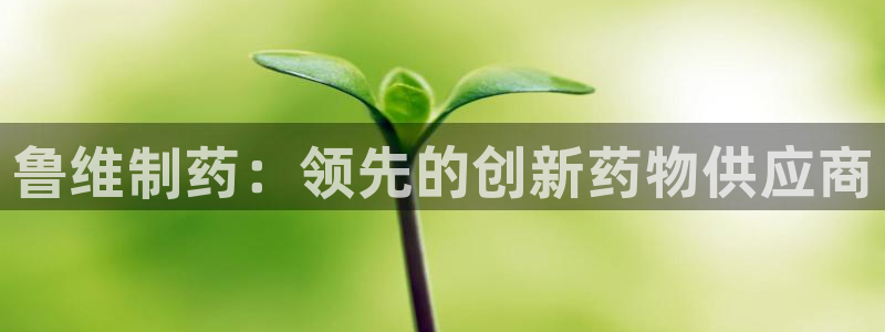 九游老哥俱乐部登录：鲁维制药：领先的创新药物供应商