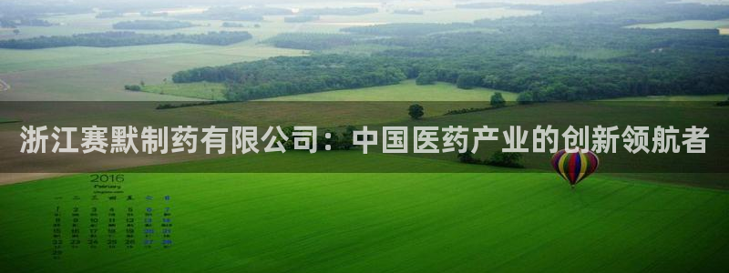 j9九游会老哥俱乐部交流区：浙江赛默制药有限公司：中国医药产业的创新领航者